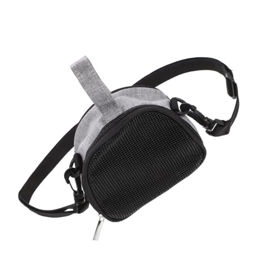 HOUDERCO Hamster Tragetasche Atmungsaktive Reisetasche für Kleine mit Verstellbarem Schultergurt für Reisen und Ausflüge Mittelgröße Sicherer Transport von HOUDERCO