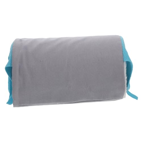 HOUDERCO Hamster Versteck Tunnel Kleintiere Kuschelplatz Kreativ Spieltunnel für Zwerghamster und Meerschweinchen Fördert Entdeckungslust und Bewegung für Kleine Haustiere Blau von HOUDERCO