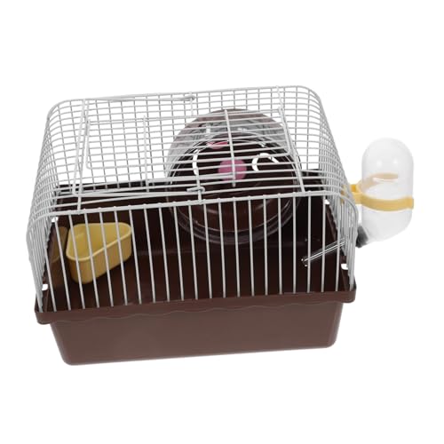 HOUDERCO Hamsterkäfig Mit Flexiblem Design Und Wasserflaschenhalter Tragbar Für Unterwegs Für Hamster Chinchillas Vögel Und Hasen von HOUDERCO