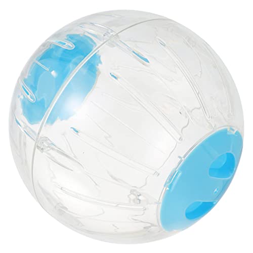 HOUDERCO Hamsterlaufball Transparent mit Belüftungslöchern Kleiner Übungsball für Zwerghamster Rennmäuse Meerschweinchen Leicht Einfach zu Montieren für Kleintierkäfige und Haustiersport von HOUDERCO