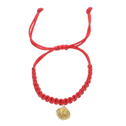 HOUDERCO Handgewebtes Verstellbares Katzenhalsband Aus Rotem Seil Mit Glöckchen Dekoratives Kätzchenhalsband Für Katzen Und Kleine Hunde Halsumfang Für Welpen Und Katzen HOUDERCO Handgewebtes Verstellbares Katzenhalsband Aus Rotem Seil Mit Glöckchen Dekoratives Kätzchenhalsband Für Katzen Und Kleine Hunde Halsumfang Für Welpen Und Katzen von HOUDERCO