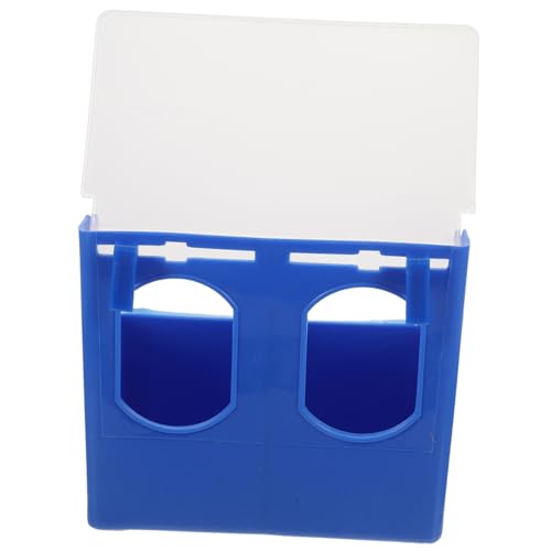 HOUDERCO Haushaltsvogel Feeder aus Robustem Kunststoff für Tauben und Kleine Vögel Praktische Futterstation mit Großer Kapazität und Zufälliger Farbe für Fütterung von HOUDERCO