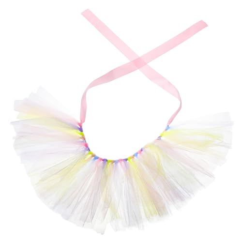 HOUDERCO Haustier-Prinzessin-Kleid Sommerkleid für Welpen Sommerkleidung für Haustiere Regenbogen-Hundehalsband Dog Costume Haustier Tutu Rock Regenbogen-Hunde-Tutu Welpenrock Gittergewebe HOUDERCO Haustier-Prinzessin-Kleid Sommerkleid für Welpen Sommerkleidung für Haustiere Regenbogen-Hundehalsband Dog Costume Haustier Tutu Rock Regenbogen-Hunde-Tutu Welpenrock Gittergewebe von HOUDERCO