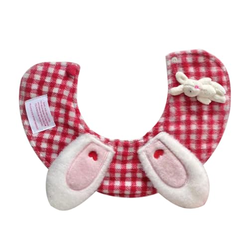 HOUDERCO Haustier-Umhang Katzenhalsband Leckerlis für Welpe hasenkostüme Katzen warmes Hundehalstuch Niedliches Halstuch für Haustiere Baumwolle Polyester von HOUDERCO