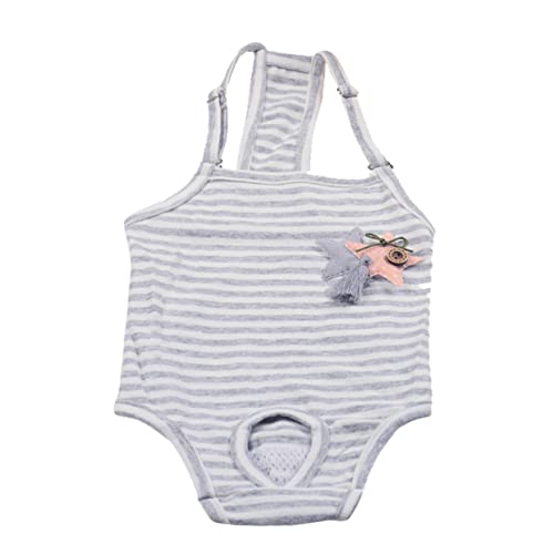 HOUDERCO Haustier Windelpantie Für Weibliche Atmungsaktive Und Waschbare Sanitärausführung Mit Bequemen Trägern Für Optimalen Sitz Für Welpen Und Läufige HOUDERCO Haustier Windelpantie Für Weibliche Atmungsaktive Und Waschbare Sanitärausführung Mit Bequemen Trägern Für Optimalen Sitz Für Welpen Und Läufige von HOUDERCO