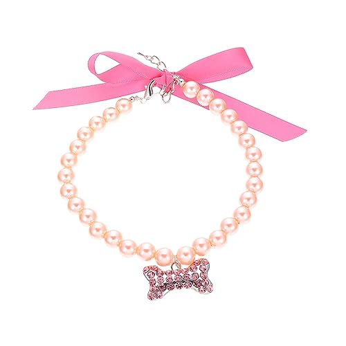 HOUDERCO Elegantes Halskettenhalsband Für Haustiere Verstellbar Für Katzen Und Hunde Festliche Haustiermode Bequeme Passform von HOUDERCO