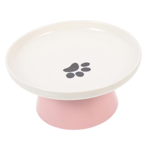 HOUDERCO Hochgestellter Katzennapf Mit Nackenstütze Waschbarer Und Strapazierfähiger Fressnapf Aus Mit Pfotenabdruck Perfekt Für Katzen Und Kätzchen Farbdesign HOUDERCO Hochgestellter Katzennapf Mit Nackenstütze Waschbarer Und Strapazierfähiger Fressnapf Aus Mit Pfotenabdruck Perfekt Für Katzen Und Kätzchen Farbdesign von HOUDERCO