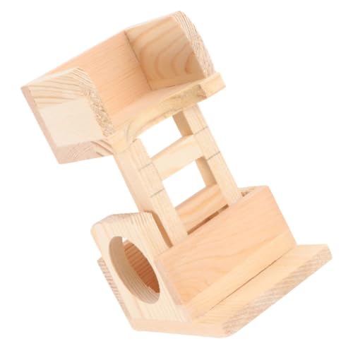 HOUDERCO Wood Chew Toys Für Hamster Kletterleiter Mit Seesaw Und Brücke Fördert Und Zahnpflege Für Kleintiere Wie Rennmäuse Und Ratten HOUDERCO Wood Chew Toys Für Hamster Kletterleiter Mit Seesaw Und Brücke Fördert Und Zahnpflege Für Kleintiere Wie Rennmäuse Und Ratten von HOUDERCO