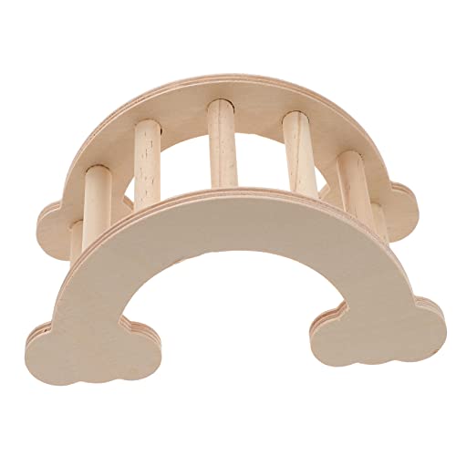 HOUDERCO Holzleiter für Kleine Haustiere Multifunktionale Kletterleiter für Hamster Meerschweinchen und Chinchillas zur Käfiggestaltung und Robust und Sicher HOUDERCO Holzleiter für Kleine Haustiere Multifunktionale Kletterleiter für Hamster Meerschweinchen und Chinchillas zur Käfiggestaltung und Robust und Sicher von HOUDERCO