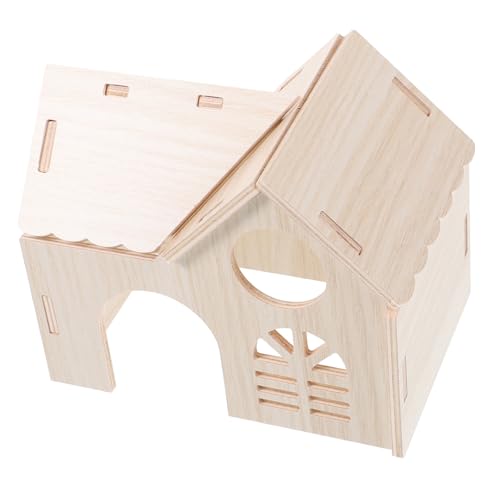 HOUDERCO Holzversteck Für Hamster Und Kleine Nager Gemütliches Nest Aus Natürlichem Strapazierfähigem Holz Für Und Komfort Für Ruhe Und Rückzug Jedem Zuhause HOUDERCO Holzversteck Für Hamster Und Kleine Nager Gemütliches Nest Aus Natürlichem Strapazierfähigem Holz Für Und Komfort Für Ruhe Und Rückzug Jedem Zuhause von HOUDERCO