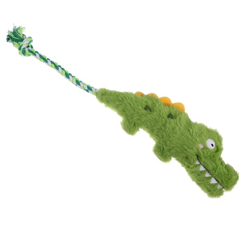 HOUDERCO Hund Plüschtier für welpen Plüsch Alligator Hundezahnpflege Plüsch Tier quietschende spielzeuge für Hunde Plüschtiere für Hunde Light Green HOUDERCO Hund Plüschtier für welpen Plüsch Alligator Hundezahnpflege Plüsch Tier quietschende spielzeuge für Hunde Plüschtiere für Hunde Light Green von HOUDERCO