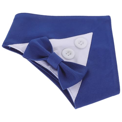 HOUDERCO Hunde-Bandana-Halsband, Welpen-speicheltuch, Welpenanzug, Bandana, Hunde-speichel-lätzchen, Urlaub, Party, Haustierhalsband von HOUDERCO