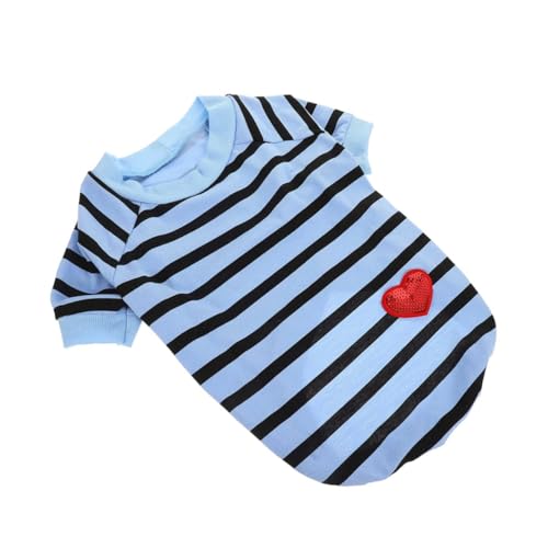 HOUDERCO Hundehemd Welpen-Shirt Züchten Hemd Für Hund Dekorative Haustier-Shirts Haustierhemden Hundemaulkorb Haustierkleidung Hund Kühlmatte Hundenapf Hunde-Pyjama Dackel Baumwolle Blue HOUDERCO Hundehemd Welpen-Shirt Züchten Hemd Für Hund Dekorative Haustier-Shirts Haustierhemden Hundemaulkorb Haustierkleidung Hund Kühlmatte Hundenapf Hunde-Pyjama Dackel Baumwolle Blue von HOUDERCO