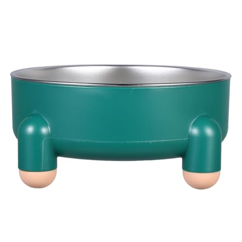 HOUDERCO Hundenapf Futternapf Für Haustiere Futternapf Für Hunde Katzenfutterschale Kleine Hundefutterschale Hund Wassernapf Kleine Hundenäpfe Haustiernapf Rostfreier Stahl Green von HOUDERCO