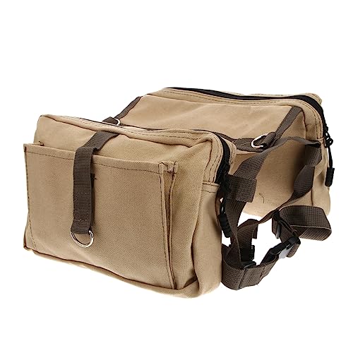 HOUDERCO Hunderucksack für Mittlere und Große Khaki Verstellbare Satteltasche mit Hauptfächern für Outdoor Aktivitäten und Camping für Hundefutter HOUDERCO Hunderucksack für Mittlere und Große Khaki Verstellbare Satteltasche mit Hauptfächern für Outdoor Aktivitäten und Camping für Hundefutter von HOUDERCO
