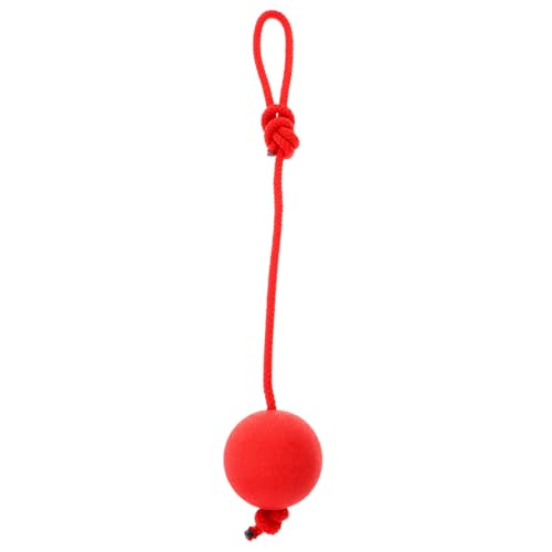HOUDERCO Hundespielzeug Gummiball mit Seil Robuster Elastischer Bissfester Ball für Welpen und Hunde Farbe Seil Zufällig für Training und Outdoor Spiele HOUDERCO Hundespielzeug Gummiball mit Seil Robuster Elastischer Bissfester Ball für Welpen und Hunde Farbe Seil Zufällig für Training und Outdoor Spiele von HOUDERCO