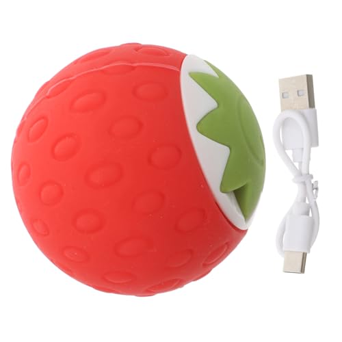 HOUDERCO Interaktives Elektrisches Katzenspielzeug Mit Erdbeerform Wiederaufladbarer Kätzchenball Für Indoor-Training Und Unterhaltung Aus Strapazierfähigem Material Für Und HOUDERCO Interaktives Elektrisches Katzenspielzeug Mit Erdbeerform Wiederaufladbarer Kätzchenball Für Indoor-Training Und Unterhaltung Aus Strapazierfähigem Material Für Und von HOUDERCO