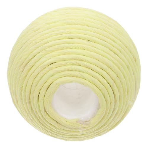 HOUDERCO Interaktives Katzenspielzeug Sisal Ball Kauen für Katzen und Sicheres mit Griffloch für Indoor Katzen und Spielverhalten Spaßige Ballform für Unterhaltung von HOUDERCO