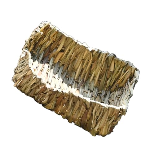 HOUDERCO Kaninchen Gras Bett für Kleine Haustiere Handgemachte Natürliche Grasmatte für Hamster Meerschweinchen Chinchillas und Sicher und Essbar HOUDERCO Kaninchen Gras Bett für Kleine Haustiere Handgemachte Natürliche Grasmatte für Hamster Meerschweinchen Chinchillas und Sicher und Essbar von HOUDERCO