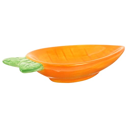 HOUDERCO Karottenform Keramik Futternapf für Hamster und Süße Wasserschale für Kleine Langlebiges Design zu Reinigen für Futter und Wasserhaltung HOUDERCO Karottenform Keramik Futternapf für Hamster und Süße Wasserschale für Kleine Langlebiges Design zu Reinigen für Futter und Wasserhaltung von HOUDERCO