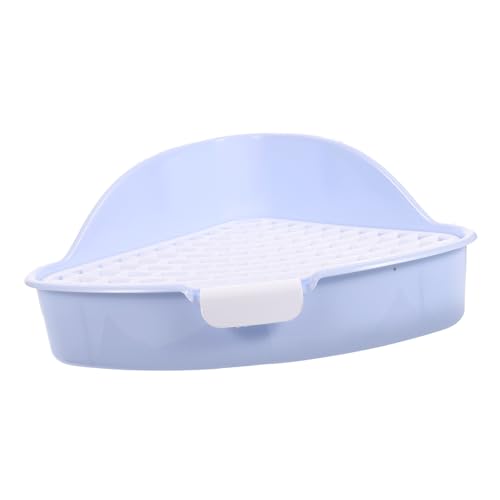 HOUDERCO Kasten Kaninchentoilette Heufütterung Hasenkäfig Frettchenstreu Chinchillastreu kaninchenklo Hasen klo Eckklo Hasen-Töpfchen Haustier Schublade Töpfchen Plastik Sky-Blue HOUDERCO Kasten Kaninchentoilette Heufütterung Hasenkäfig Frettchenstreu Chinchillastreu kaninchenklo Hasen klo Eckklo Hasen-Töpfchen Haustier Schublade Töpfchen Plastik Sky-Blue von HOUDERCO
