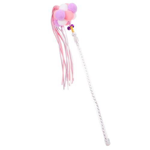 HOUDERCO Katzenangel Glockendesign Für Hauskatzen Spielstange Für Kätzchen von HOUDERCO