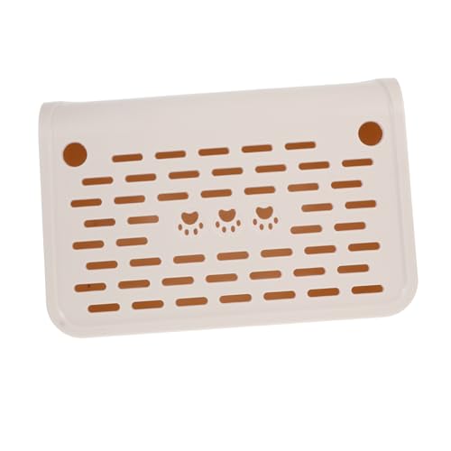 HOUDERCO Katzenrampe für Katzentoilette Katzenrampe aus Robustem Kunststoff Einfache Erhöhte Streustrampe für Kleine Katzen Komfortable für Katzenfreunde HOUDERCO Katzenrampe für Katzentoilette Katzenrampe aus Robustem Kunststoff Einfache Erhöhte Streustrampe für Kleine Katzen Komfortable für Katzenfreunde von HOUDERCO