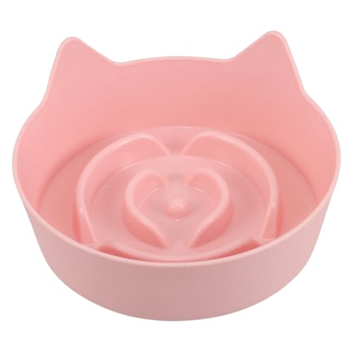 HOUDERCO Katzenschüssel mit Antirutsch und Süßem Ohr Design Langsamer Futterspender für Kätzchen und Kleine Haustiere Bunten für Sicheres und Langsames Fressen HOUDERCO Katzenschüssel mit Antirutsch und Süßem Ohr Design Langsamer Futterspender für Kätzchen und Kleine Haustiere Bunten für Sicheres und Langsames Fressen von HOUDERCO