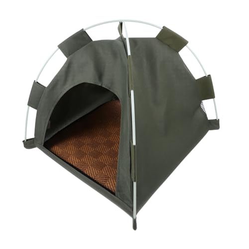 HOUDERCO Katzenzelt für Kleine Haustiere Atmungsaktives Outdoor Haus für Sommer Langlebig und Leicht zu Transportieren Grün S HOUDERCO Katzenzelt für Kleine Haustiere Atmungsaktives Outdoor Haus für Sommer Langlebig und Leicht zu Transportieren Grün S von HOUDERCO