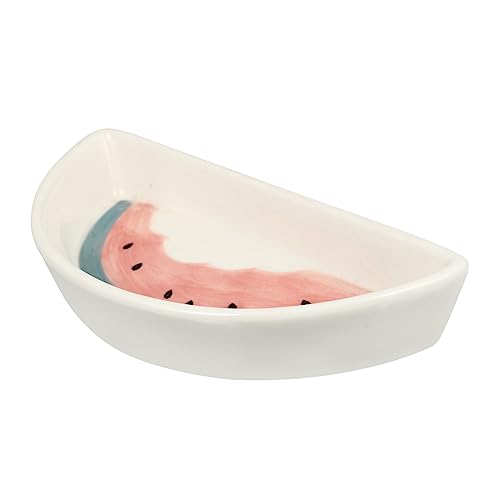 HOUDERCO Keramik Futternapf für Hamster Kleiner Futterbehälter rutschfest Leicht zu Reinigen Langlebig für Haustiere Futternapf für Kleintiere von HOUDERCO
