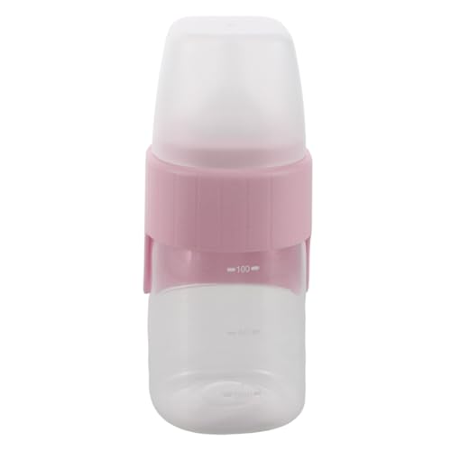 HOUDERCO Kleine Haustier Milchflasche mit Speziellem Sauger für Neugeborene Welpen und Kätzchen Leicht zu Reinigen Tragbar und Sicher für Natürliches von HOUDERCO