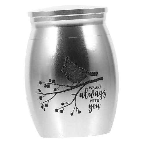 HOUDERCO Kleine Urne für Haustiere Kleiner Gedenkurne für Papageien Metallurne für Design Langlebig und Versiegelt HOUDERCO Kleine Urne für Haustiere Kleiner Gedenkurne für Papageien Metallurne für Design Langlebig und Versiegelt von HOUDERCO