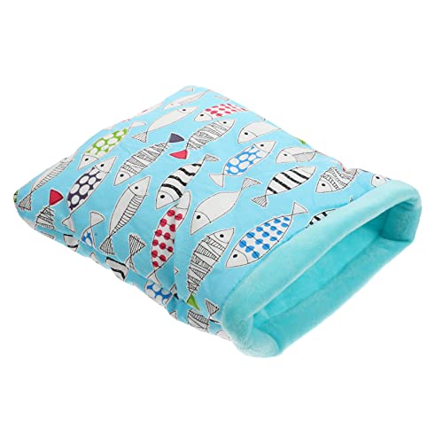 HOUDERCO Kleines Haustierbett aus Baumwolle Warmes Schlafsack für Meerschweinchen Hamster und Zuckergleiter für Kalte Wintertage Süßes Design für Gemütliches HOUDERCO Kleines Haustierbett aus Baumwolle Warmes Schlafsack für Meerschweinchen Hamster und Zuckergleiter für Kalte Wintertage Süßes Design für Gemütliches von HOUDERCO