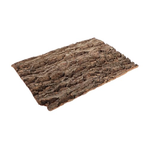 HOUDERCO Korkenrinde Terrarium Hintergrund Reptilienpanzerzubehör Für Natürlichen Lebensraum Kompakt Für Aquarium Dekoration Langlebig von HOUDERCO