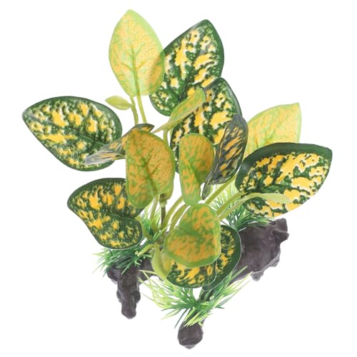 HOUDERCO Künstliche Aquariumpflanze Dekoration für Aquarien Langlebig und Farbenfroh für Heim Aquariumlandschaften Zartes Design mit Naturgetreuem von HOUDERCO