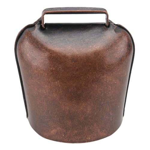 HOUDERCO Laute Kuhglocke Aus Eisen Extra Für Hunde Und Schafe Dekorative Vintage Glocke Als Tierglocke Zur Verlustverhinderung HOUDERCO Laute Kuhglocke Aus Eisen Extra Für Hunde Und Schafe Dekorative Vintage Glocke Als Tierglocke Zur Verlustverhinderung von HOUDERCO