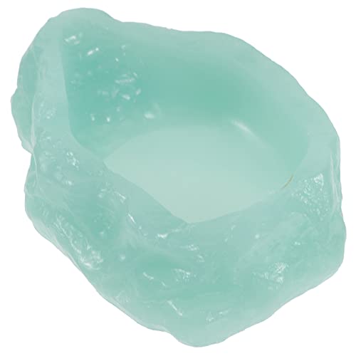 HOUDERCO Luminous Reptile Water Dish Nachtleuchtende Futterschüssel für Reptilien Wassernapf aus Langlebigem Harz für Schildkröten Eidechsen und Geckos Pet Supply HOUDERCO Luminous Reptile Water Dish Nachtleuchtende Futterschüssel für Reptilien Wassernapf aus Langlebigem Harz für Schildkröten Eidechsen und Geckos Pet Supply von HOUDERCO