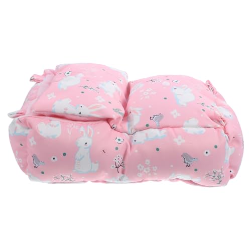 HOUDERCO Meerschweinchen Bett aus Warmes Haustierhaus für Kleintiere mit Niedlichem Muster Isoliertes und Gemütliches Schlafnest für Hamster und Kaninchen für Winter HOUDERCO Meerschweinchen Bett aus Warmes Haustierhaus für Kleintiere mit Niedlichem Muster Isoliertes und Gemütliches Schlafnest für Hamster und Kaninchen für Winter von HOUDERCO