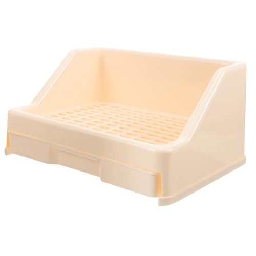 HOUDERCO Bunny Toilette Mit Spritzschutz Praktische Hamster Und Kaninchen-Toilette Für Käfige Leicht Zu Reinigen Für Kleine Haustiere von HOUDERCO