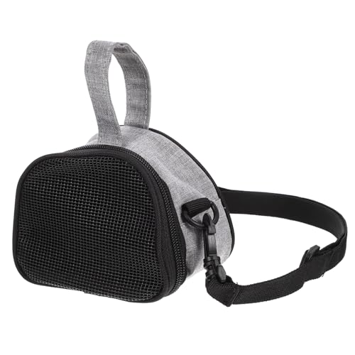 HOUDERCO Meerschweinchenträgerschultertasche Atmungsaktive Transporttasche für Kleine Haustiere Einstellbarer Gurt für Reisen Camping und Ausflüge mit Hamstern Igeln von HOUDERCO