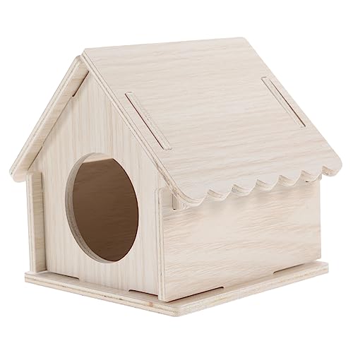 HOUDERCO Holzversteck Für Hamster Und Meerschweinchen Spielzeug Für Kleintiere Sicheres Kauspielzeug Für Nest Und Klettern Aus Natürlichem Holz Für Drinnen Und Draußen Fördert Die HOUDERCO Holzversteck Für Hamster Und Meerschweinchen Spielzeug Für Kleintiere Sicheres Kauspielzeug Für Nest Und Klettern Aus Natürlichem Holz Für Drinnen Und Draußen Fördert Die von HOUDERCO