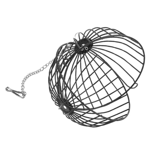 HOUDERCO Multifunktionaler Hamster und Kaninchen Futterspender mit Belüftung Hängender Futterspeicherball Luftdurchlässiges Design für Frisches Heu Einfache und von HOUDERCO