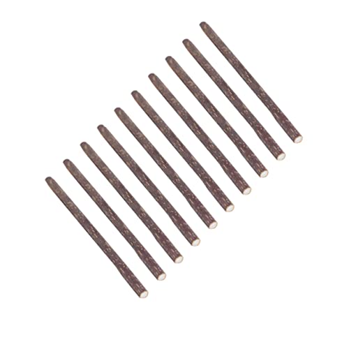 HOUDERCO Natürlicher Katzen Kaustick aus Holz zur Zahnreinigung mit Katzenminze für Frischen Stressreduzierend und Langlebig für Kätzchen und Ausgewachsene Katzen zur Zahnpflege und von HOUDERCO