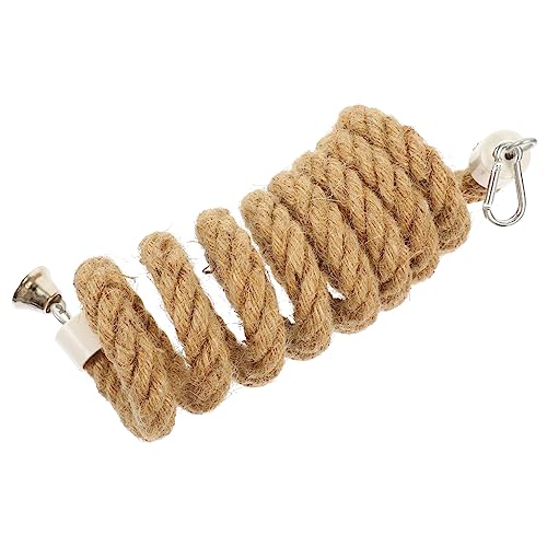HOUDERCO Papageien Seilspielzeug Kletterseil für Vögel mit Stabilen Clips Dekoratives Hängespielzeug für Papageien und Sittiche Vielseitig Einsetzbar zur Schaffung Warmen HOUDERCO Papageien Seilspielzeug Kletterseil für Vögel mit Stabilen Clips Dekoratives Hängespielzeug für Papageien und Sittiche Vielseitig Einsetzbar zur Schaffung Warmen von HOUDERCO