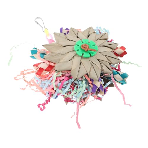 HOUDERCO Hängendes Papageien-Spielzeug Aus Naturholz Sicheres Kauspielzeug Für Vögel Bunte Und Langlebige Dekoration Für Käfige Für Papageien Und Andere Vögel HOUDERCO Hängendes Papageien-Spielzeug Aus Naturholz Sicheres Kauspielzeug Für Vögel Bunte Und Langlebige Dekoration Für Käfige Für Papageien Und Andere Vögel von HOUDERCO