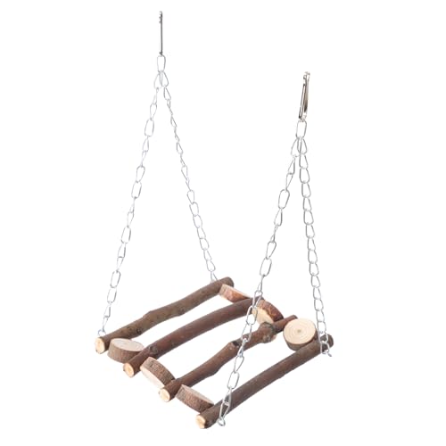 HOUDERCO Parrot Swing Toy Für Vögel Holzspielzeug Mit Hängemöglichkeit Für Käfige Zum Schwingen Klettern Und Spielen Fördert Balance Und Bewegung Ergänzung Für Papageien Und Andere HOUDERCO Parrot Swing Toy Für Vögel Holzspielzeug Mit Hängemöglichkeit Für Käfige Zum Schwingen Klettern Und Spielen Fördert Balance Und Bewegung Ergänzung Für Papageien Und Andere von HOUDERCO