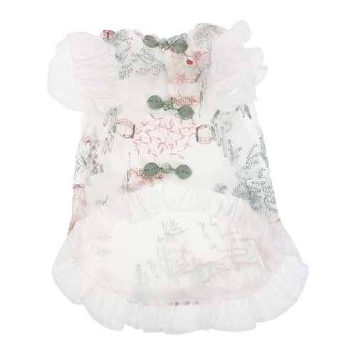 HOUDERCO Pet National Style Clothing chinesisches hundeoutfit Hund Neujahrskostüm Kleidung für Haustiere Hund chinesisches Kostüm neues Jahr hundeoutfit kleines hundekleid Polyester HOUDERCO Pet National Style Clothing chinesisches hundeoutfit Hund Neujahrskostüm Kleidung für Haustiere Hund chinesisches Kostüm neues Jahr hundeoutfit kleines hundekleid Polyester von HOUDERCO