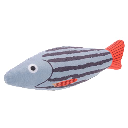HOUDERCO Plüsch Katzenspielzeug Fisch mit Katzenminze Interaktives Kauspielzeug für Katzen Kratzen Attraktives Design für Spaß und Zahnpflege HOUDERCO Plüsch Katzenspielzeug Fisch mit Katzenminze Interaktives Kauspielzeug für Katzen Kratzen Attraktives Design für Spaß und Zahnpflege von HOUDERCO