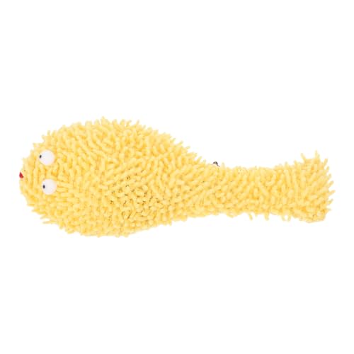 HOUDERCO Plüsch-kugelfischspielzeug Katzenspielzeug Interaktives Hundespielzeug Hundespielzeug Lustiges Katzenspielzeug Katze Stofftier Plüsch Yellow HOUDERCO Plüsch-kugelfischspielzeug Katzenspielzeug Interaktives Hundespielzeug Hundespielzeug Lustiges Katzenspielzeug Katze Stofftier Plüsch Yellow von HOUDERCO
