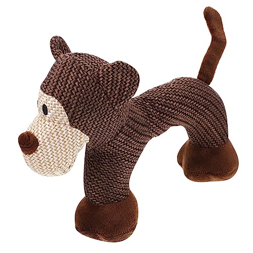 HOUDERCO Plüschspielzeug für Quietscher Interaktives Kau und Teething Hochwertiges Sicheres Material für Zahnreinigung für Drinnen und Draußen Lustiger Robuster Hundebegleiter von HOUDERCO